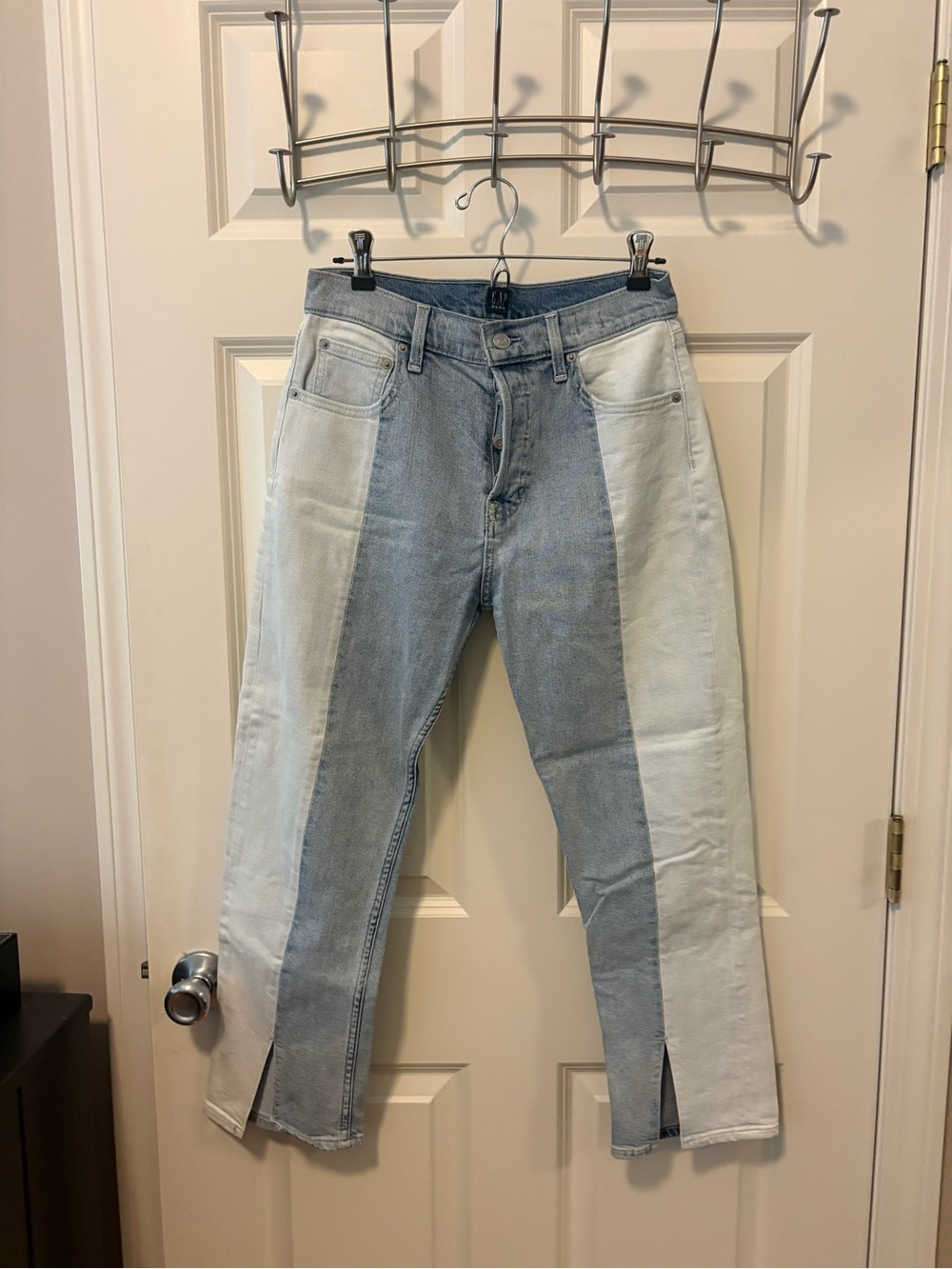 GAP Two-Tone Light and Medium Blue Relaxed Jeans